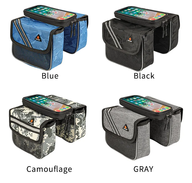 Женская сумка-кошелек для телефона с креплением на раму переднего сенсорного