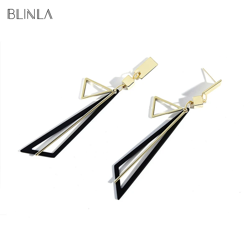 Женские Висячие серьги-подвески BLINLA золотистые серьги геометрической формы