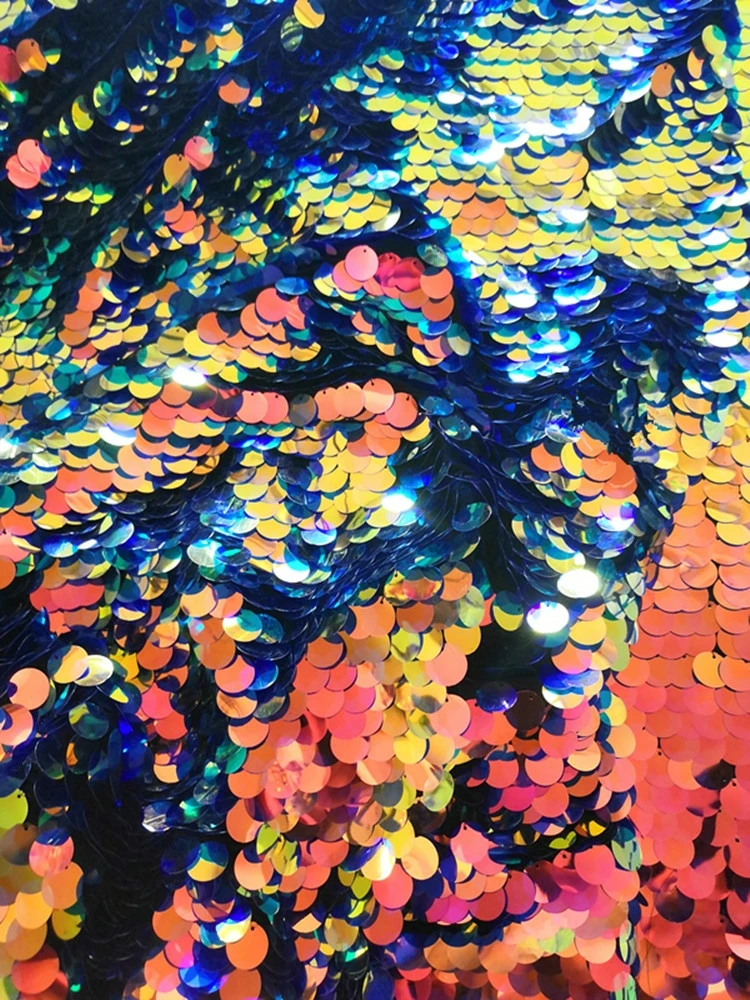 

1,3 м шириной Русалка скатерти Единорог вечерние голографическая свадьбы детских празднований дня рождения вышивкой свободного покроя круж...