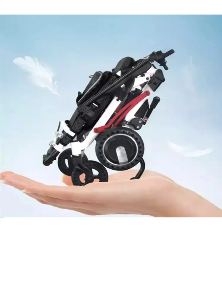 Самые продаваемые электрические инвалидные коляски весом 18 кг складной Смарт