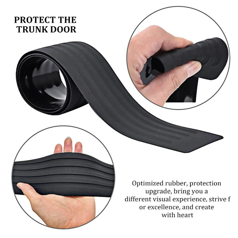 

90cm Car-Stying After guard Rear Bumper Trunk Guard Door Sill Plate Car Accessories For VW Passat B5 B6 B7 Golf 5 6 7 GTI Touran