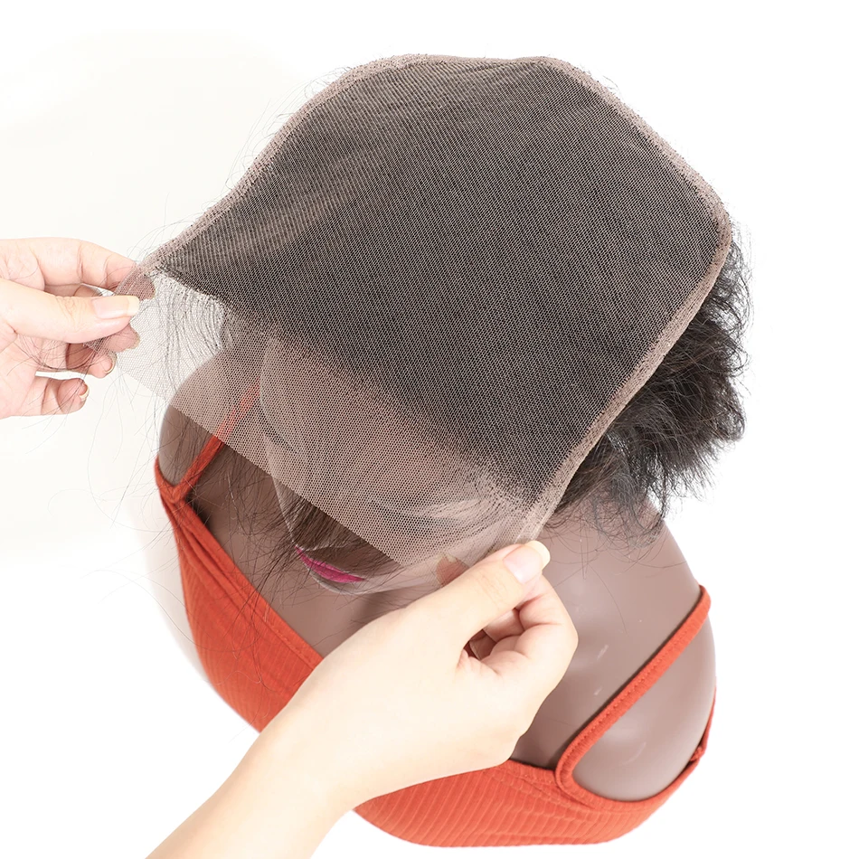 Бразильские 7x7 бразильские волнистые кружевные фронтальные Закрытие с волосами