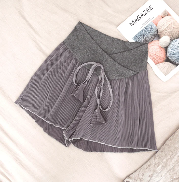 Шорты для беременных женщин Летняя одежда хлопковые спортивные шорты с