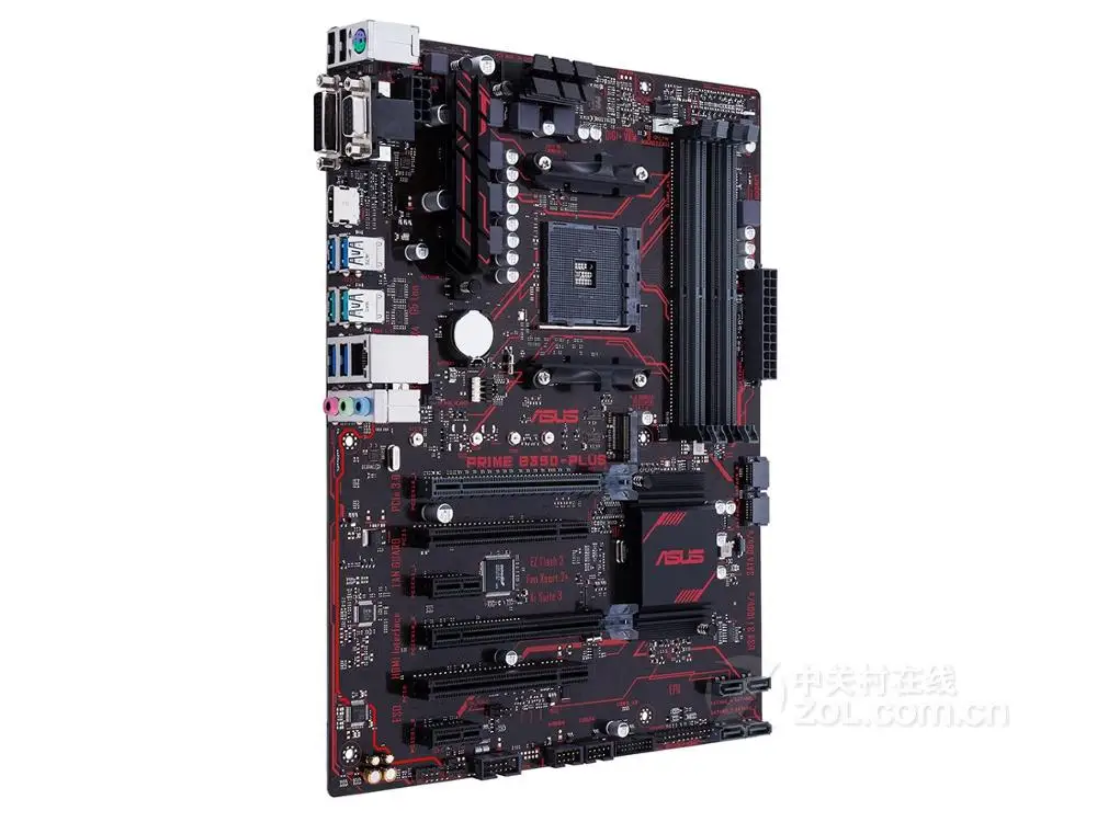 Оригинальная материнская плата ASUS PRIME B350-PLUS B350 с разъемом AM4 M.2 DDR4 64GB USB3.0 USB3.1, материнская плата SATA3 для настольных ПК