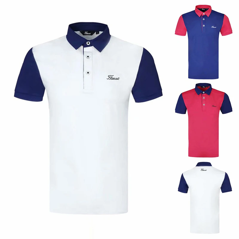 Golf Shirts golf clothing men's outdoor sports quick drying short sleeve polo shirt golf clothing men's T-shirt summer