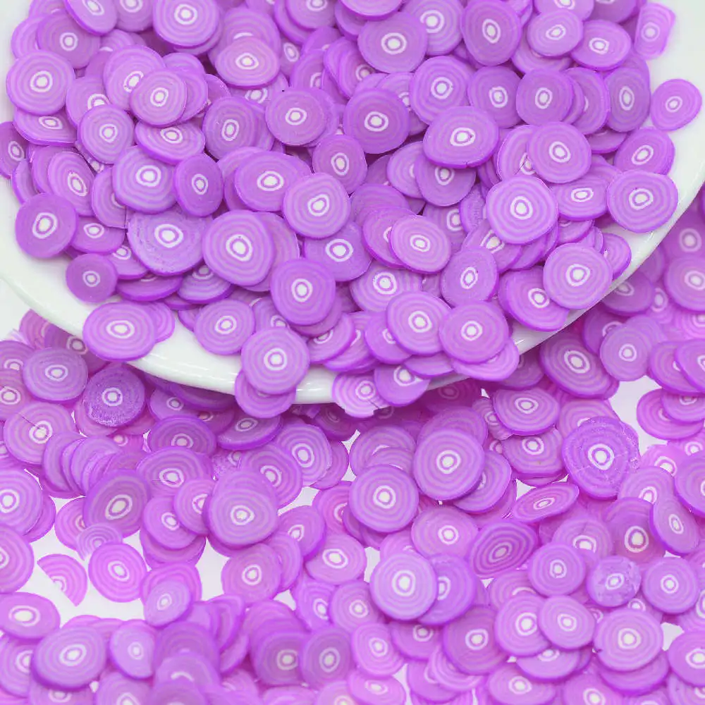 5 мм крошечная полимерная глина искусственные хлопья лука посыпка украшение для