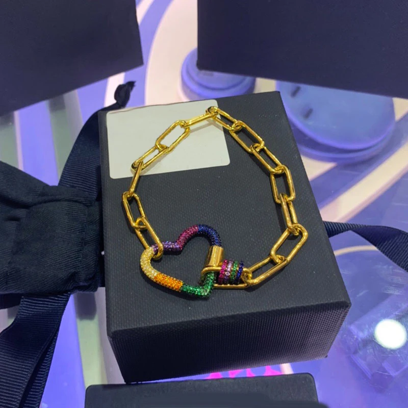 Женский браслет GODKI с многоцветными камнями и кубическим цирконием|Браслеты| |