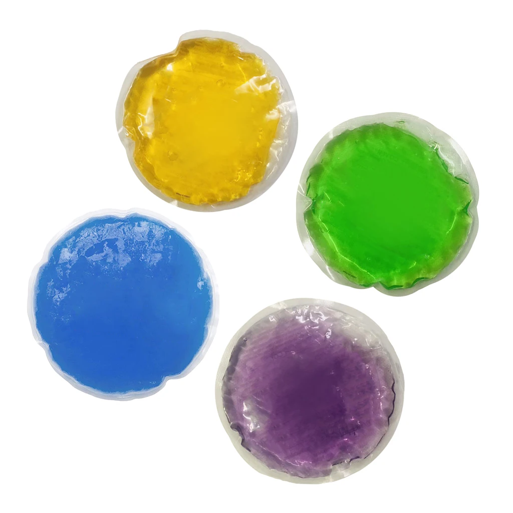 Круглый многоразовый удобный гелевый пакет для льда горячей и холодной воды