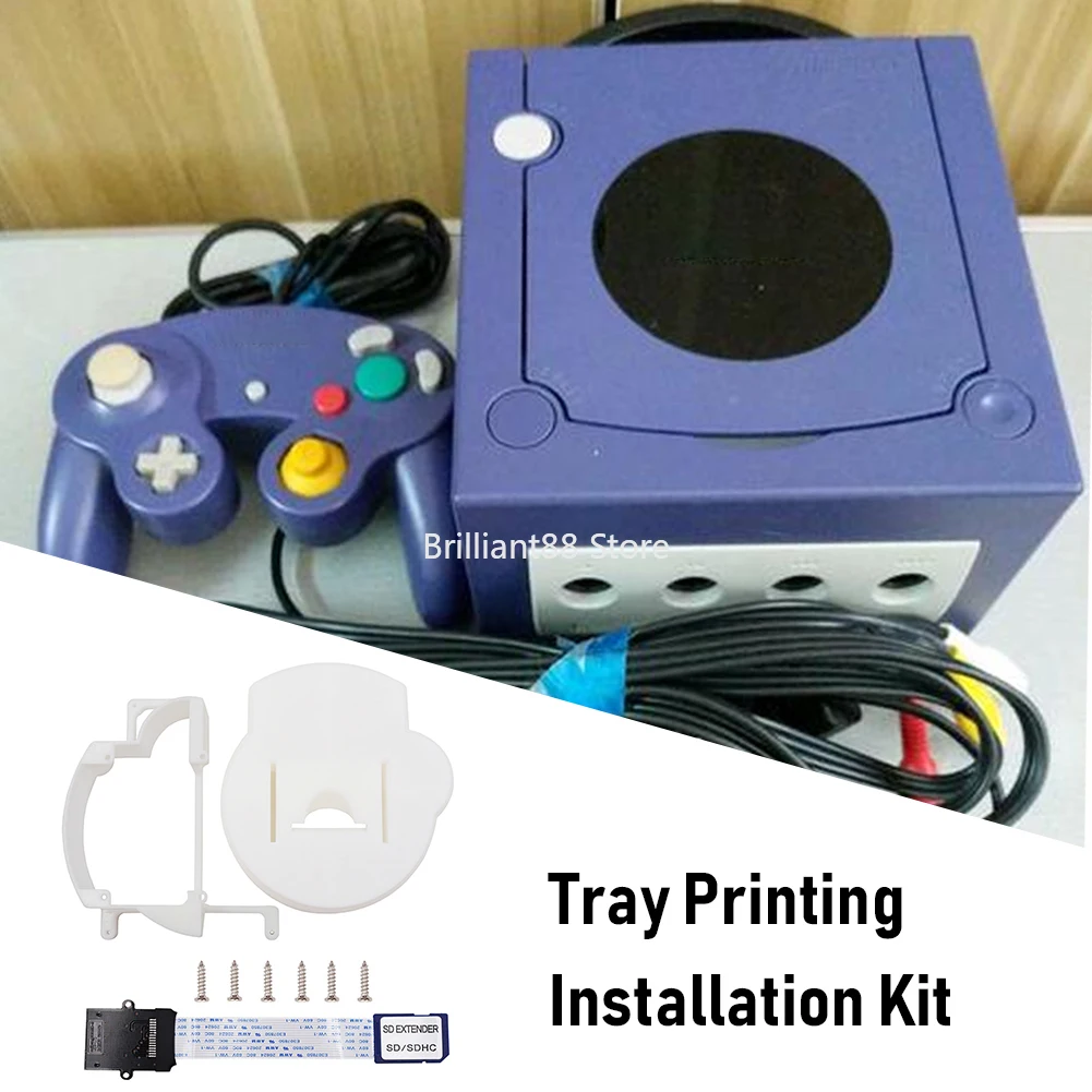 

3D Printer Mount Adapter Kit, SD Card Extension Cable for GameCube GC Loader, Accessories