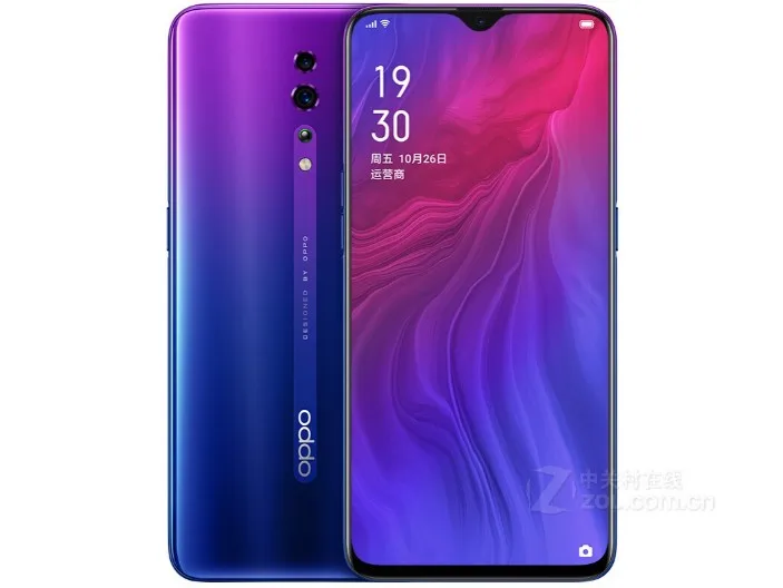 OPPO Reno Z 6," AMOLED капли воды экран Поддержка NFC 2340x1080 4035 мАч Восьмиядерный отпечаток пальца+ Лицо ID