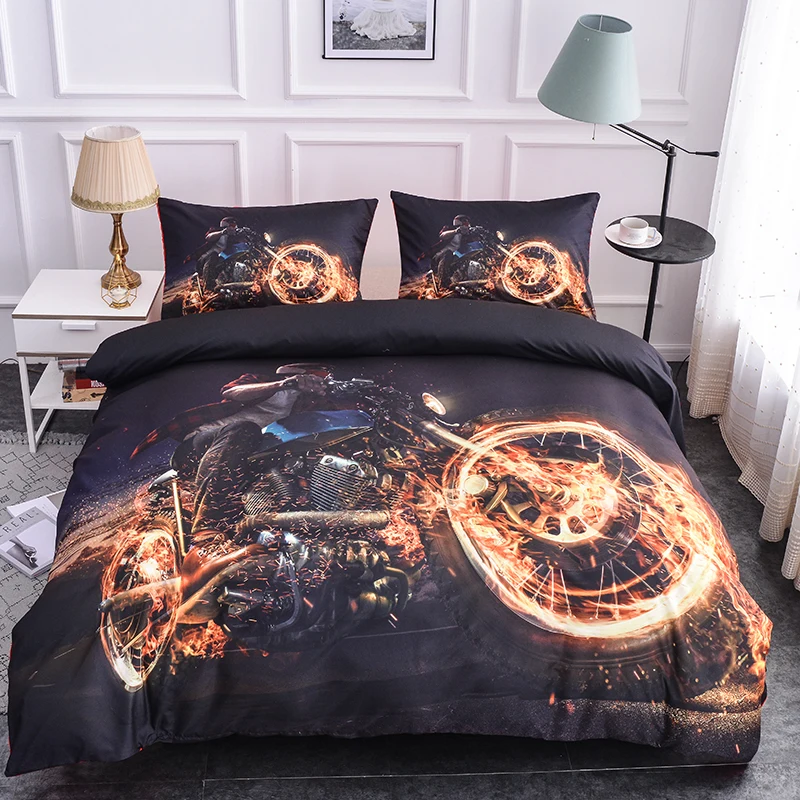 Набор постельного белья в богемном стиле с 3D цветочным принтом Стрекоза слон