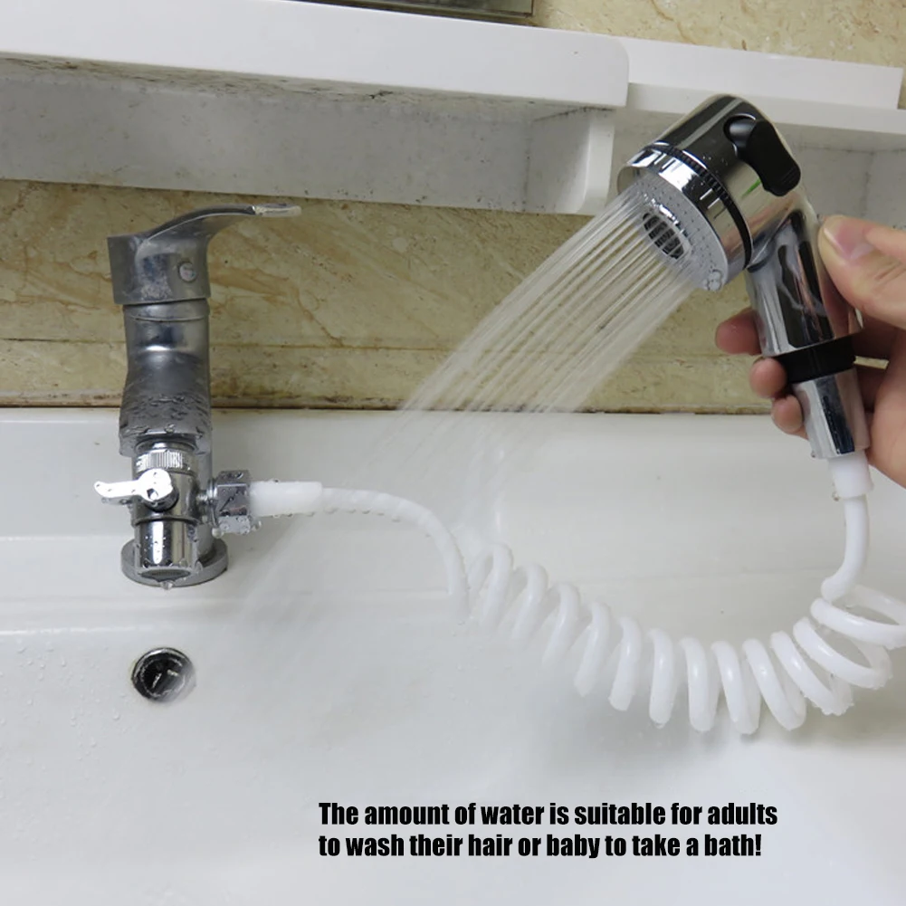 Ручная насадка для душа набор шлангов распылителей мытья волос детей уборки