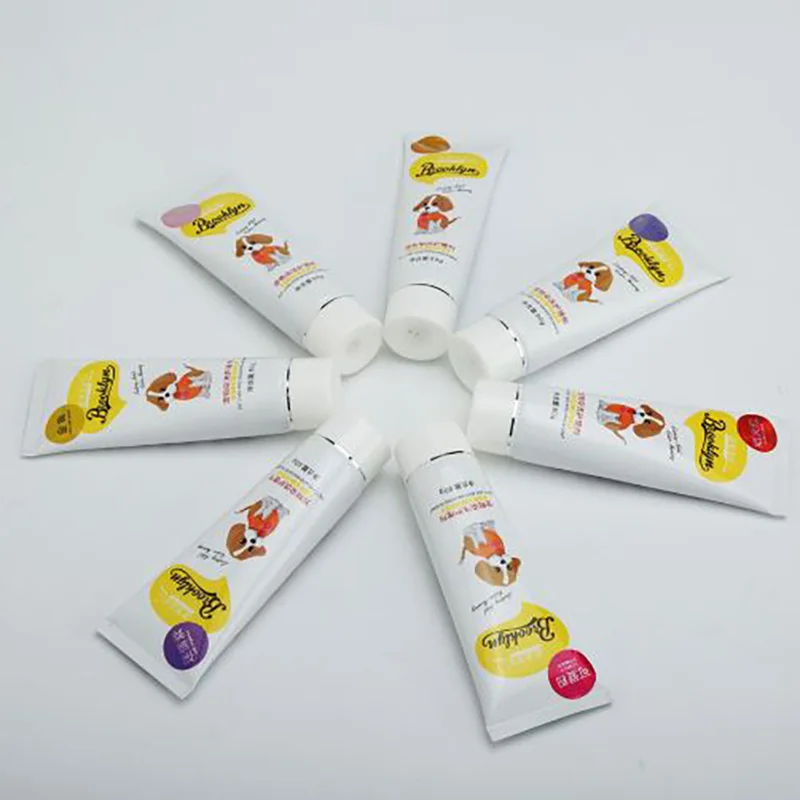 Разноцветная краска для волос Gel собак профессиональный крем домашних животных