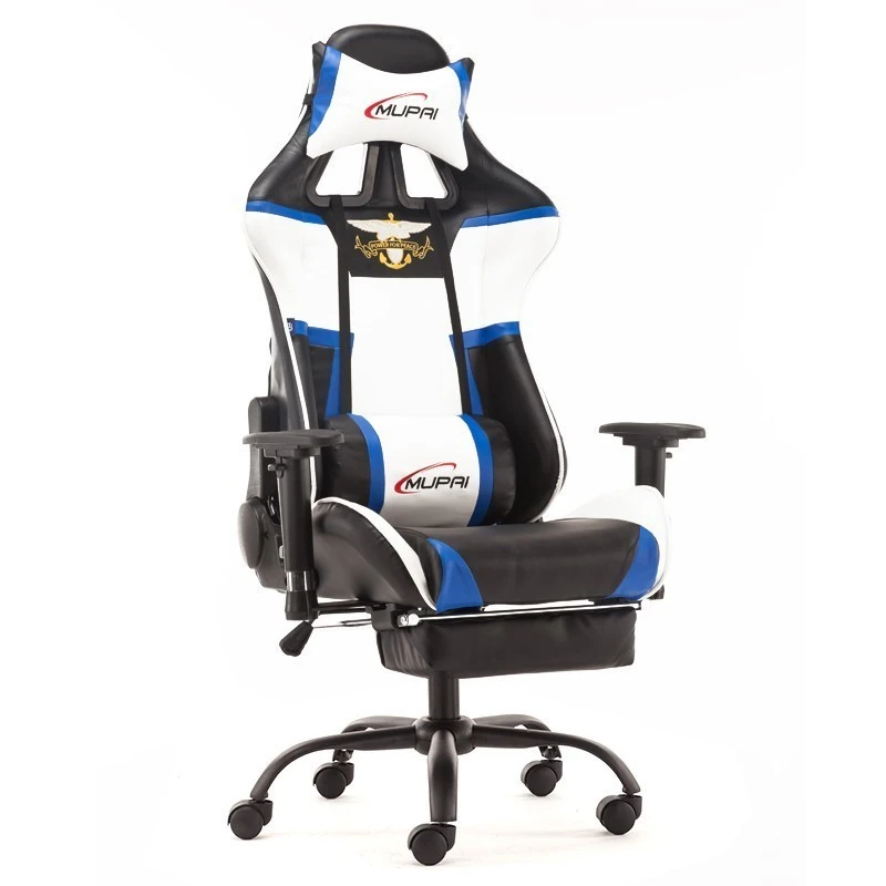 

Кресло из искусственной кожи, эргономичное, с подставкой для ног