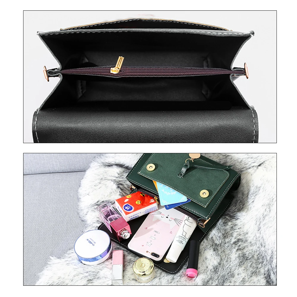 fashion design pu leather women shoulder bag high street quality flap ladies office messenger casual female travel top handbag free global shipping