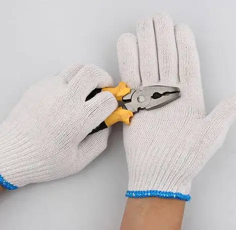 

12 пар/комплект, хлопковые защитные перчатки для работы на открытом воздухе