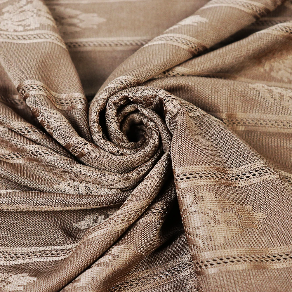 Однотонный жаккардовый хиджаб шарф трендовая Текстура дерева качество растений