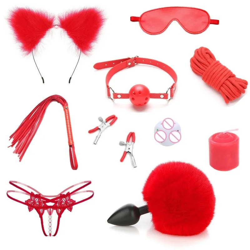Товары для взрослых SM персонаж игра садомазохизм набор игрушек. Двухцветные