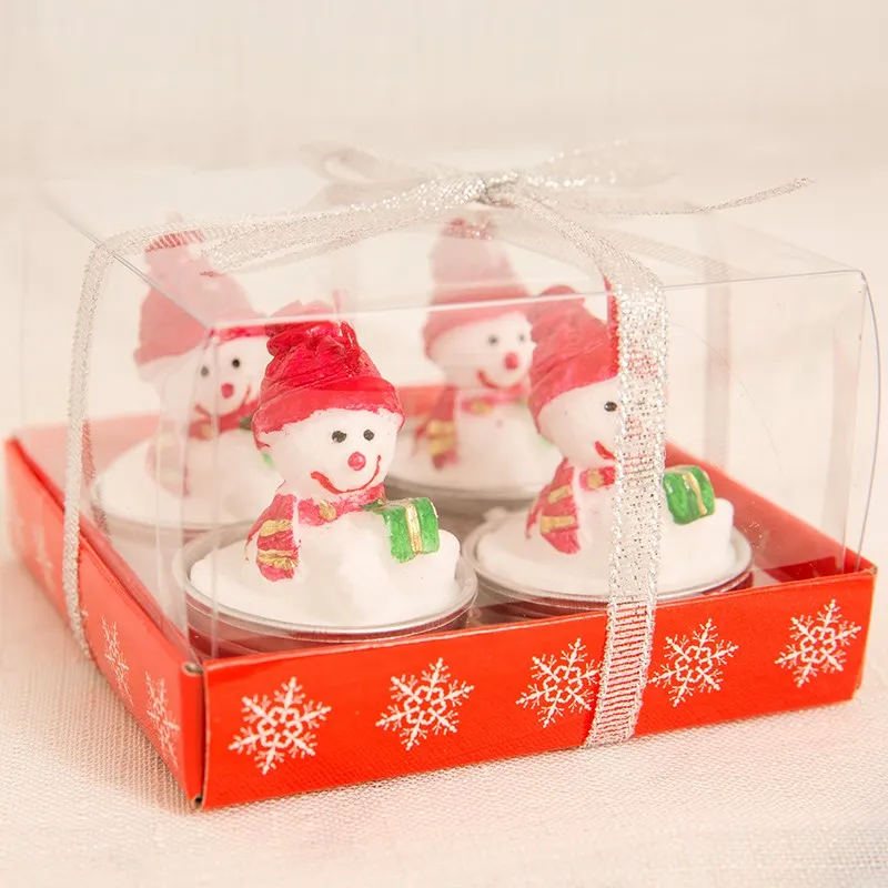 (4 шт.) потрясающая цилиндрическая Рождественская свеча для свадебной вечеринки