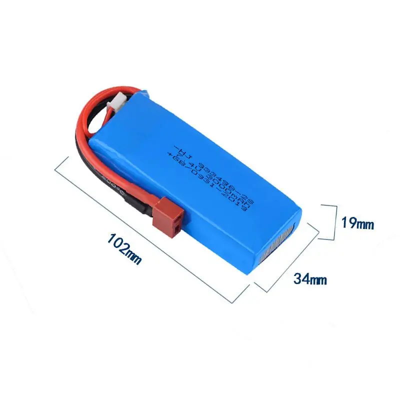 для wltoys 144001 74 v 3000mah 2s улучшенная литий п