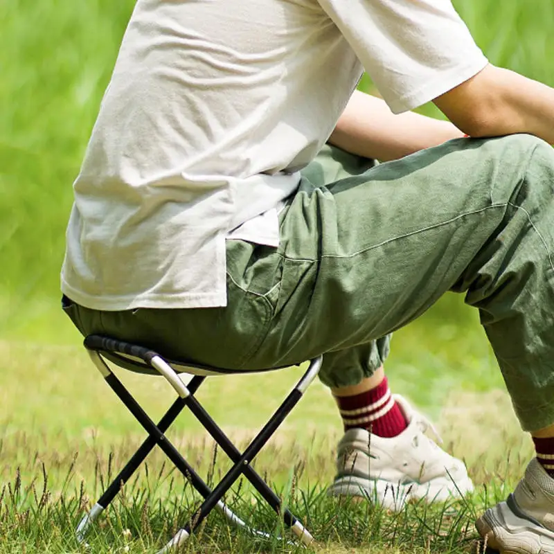 Складной стул Zenph из алюминиевого сплава ультра-портативный светильник для