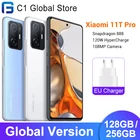 Фотообои Xiaomi 11 T Pro NFC Snapdragon 888 Восьмиядерный 120 МП камера 120 Гц смартфон 11 T pro Вт HyperCharge