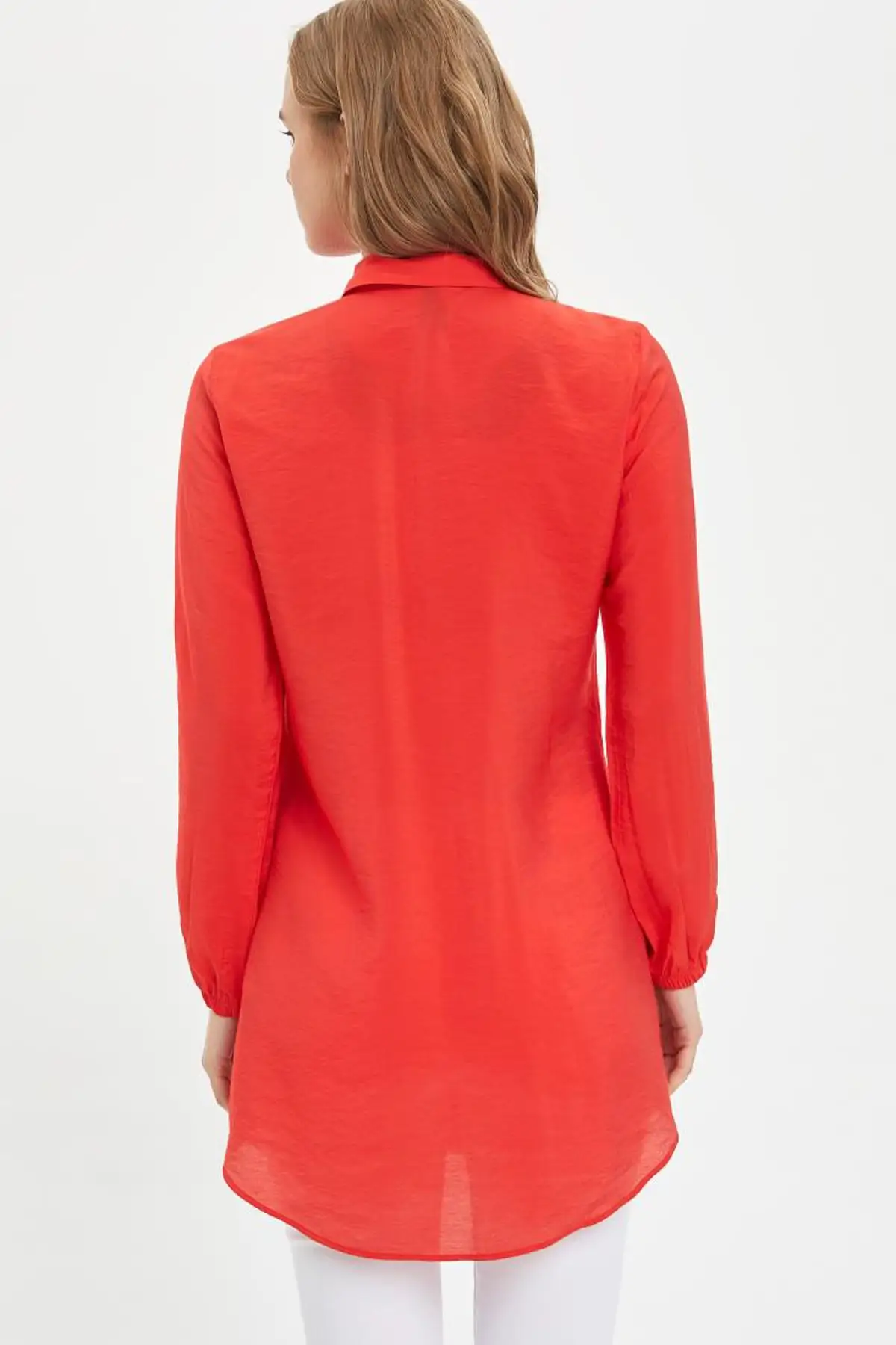 

Modest Zipped Collar Tunic Muslim Tunic 2021 Fashion