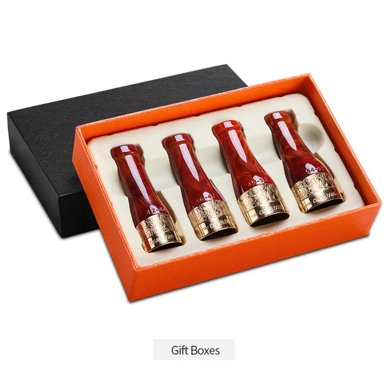 Роскошный Рождественский подарок, COHIBA Tip, медная смола, держатель для сигарных труб, гаджеты, чехол для сигар, трубка для курения, сигарный мундштук 0002