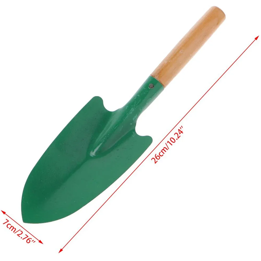 Многоцветная садовая лопата DRtool 1 шт. с деревянной ручкой садовый ручной