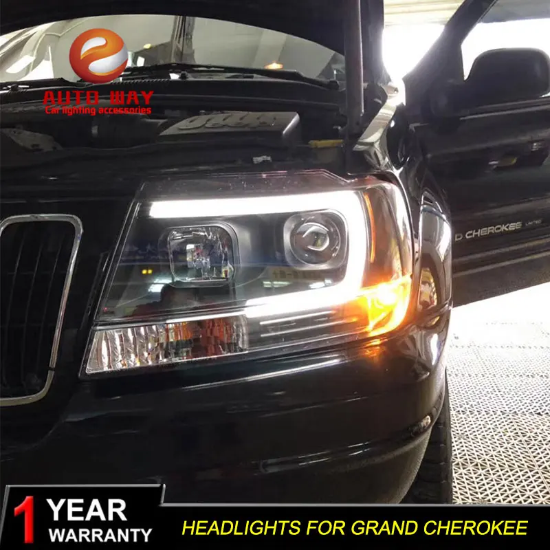 Чехол для фар Jeep Grand Cherokee светодиодный двухлучевой биксеноновый чехол 1991 2004|Фара