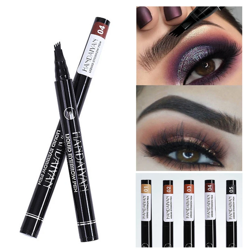 Лидер продаж микроблейдинг для бровей тату ручка водостойкий макияж глаз