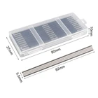 20 шт. 82 мм строгальные ножи Реверсивный электрический ручной деревообрабатывающий строгальный станок ножи в штучной упаковке HSS режущий леса слоя-деревянная доска для мкА BOSCH-B