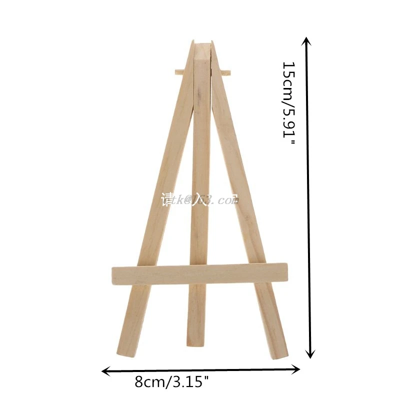 Мини-дисплей с рамкой из натурального дерева 8x15 см штатив для мольберта дюйма