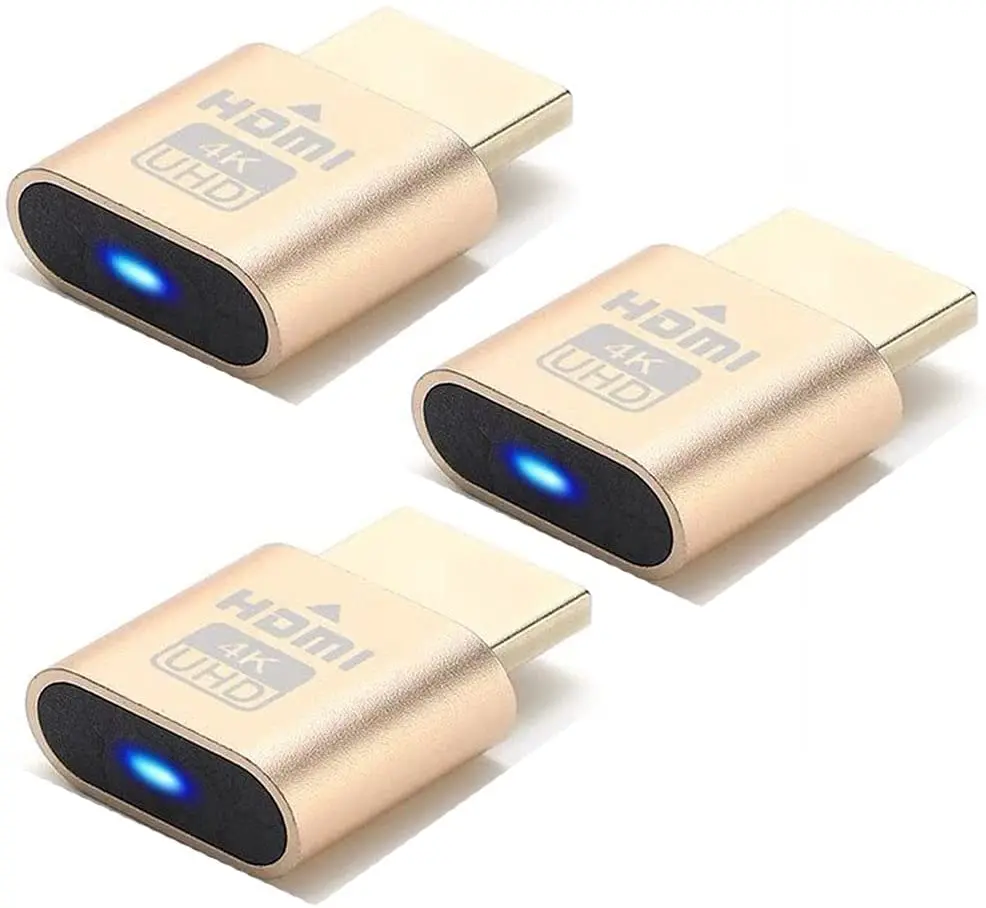 RGeek 4K HDMI-совместимый виртуальный дисплей HDMI DDC муляж разъем EDID эмулятор