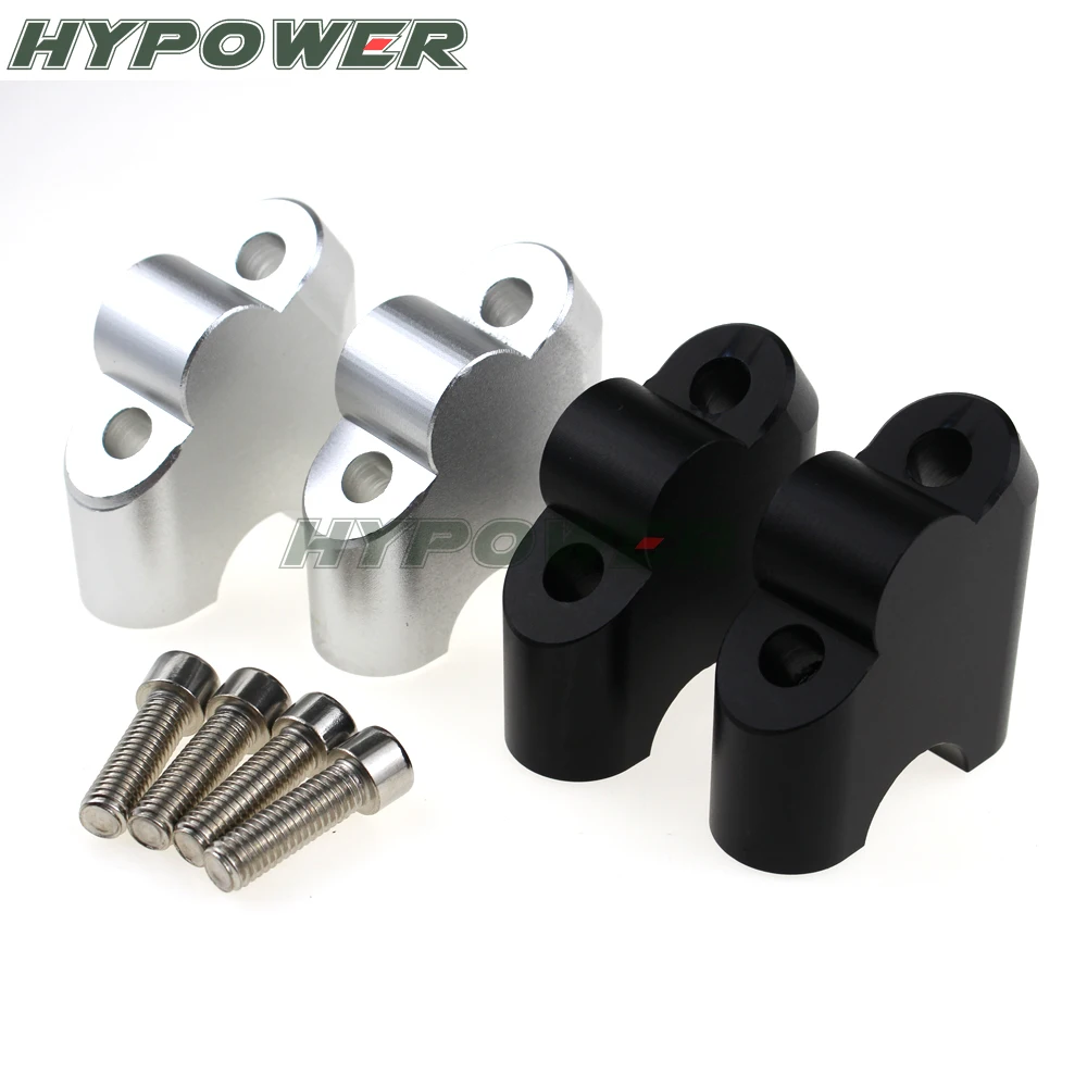 

7/8" 22mm Motorcycle Handlebar Riser Drag Handle Bar Clamp Extend Adapter CNC FOR V-STROM DL250 DL650 DL1000 DL1050XT