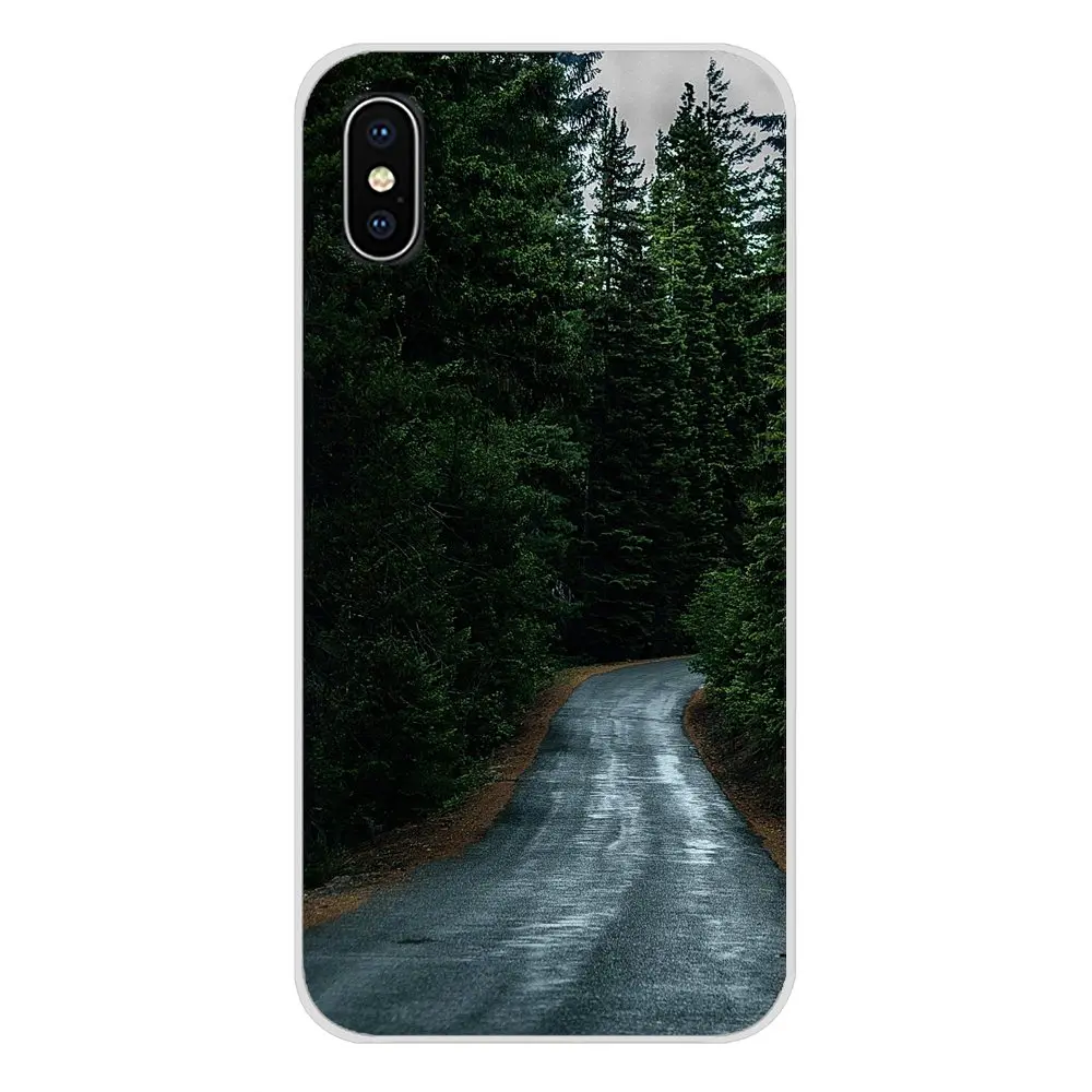 Силиконовый чехол для Huawei G7 G8 P7 P8 P9 P10 P20 P30 Lite Mini Pro P Smart Plus 2017 2018 2019 зеленый лес