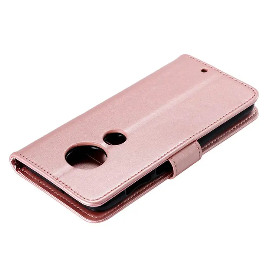 Флип-кейс из искусственной кожи для Motorola Moto G7 G6 Plus механизм 3D Cat& Flower Wallet Capa чехол для Moto E5 Plus чехол для телефона