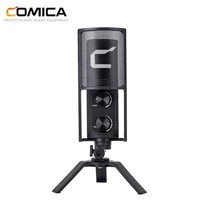 comica stm usb professional desktop usb microphone cardioid condenser mic for game live video recording broadcast