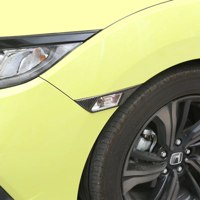 

Modified Leaf Lamp Decoration, Carbon Fiber Steering Lamp, Car Modification Accessories, for Honda Civic