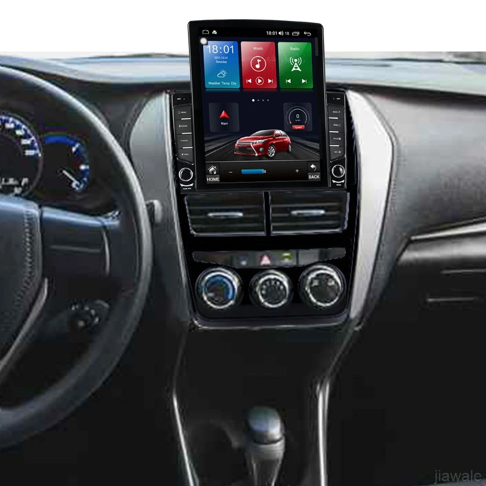 

9.7" octa core tesla style vertical screen Android 10 Car GPS video Multimedia for Toyota VIOS Yaris 2018-2020