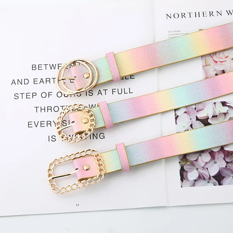 

Женский ремень-корсет в стиле панк-рок