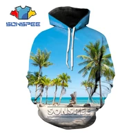 sonspee palm tree sandy beach hoodies mens casual harajuku 3d print sweatshirt men women long sleeve oversize plus size clothes