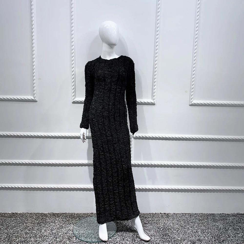 Длинное мусульманское платье Дубай Abaya арабский хиджаб Турция ислам одежда