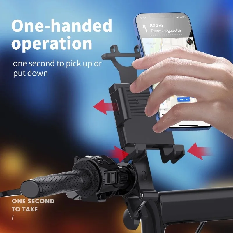 Универсальный велосипедный держатель для телефона CNC на руль мотоцикла