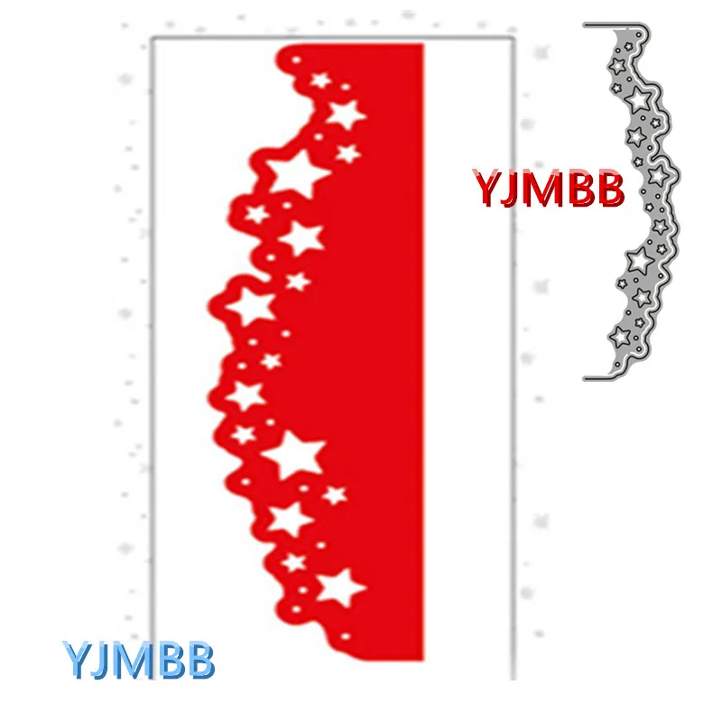 

YJMBB Christmas Decoration #6 Metal Cutting Mould Scrapbook Album Paper DIY Card Merry Christmas Craft Embossing Die Cutting