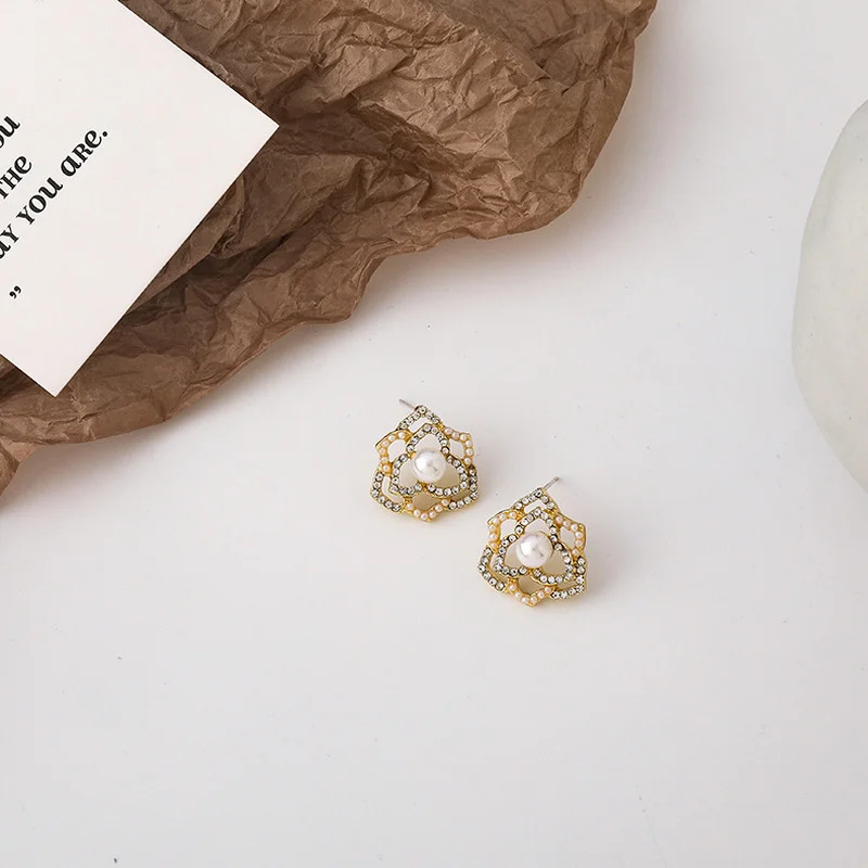 В Корейском стиле с цветочным узором Флаш Алмазный искусственный жемчуг