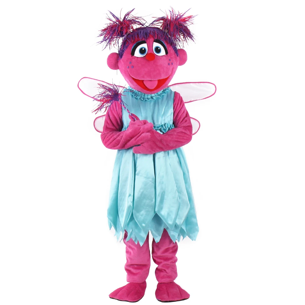 

Abby Cadabby mascot Sesame Street Abby Elmo mascot costume Cartoon Costumes for Halloween Party Event Fancy Dress Adult Size
