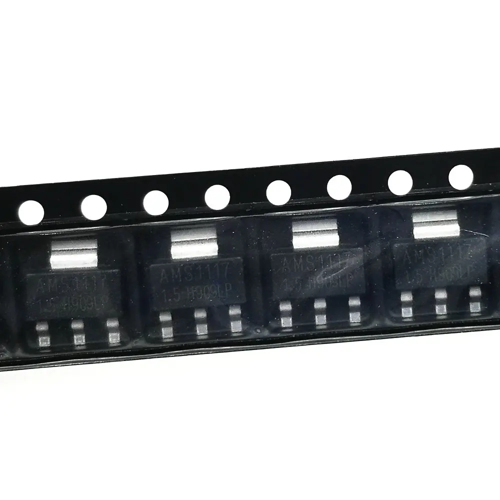 70 шт./лот = 7Kinds* 10 шт. AMS1117 1,2 V 1,5 V 1,8 V 2,5 V 3,3 V 5V ADJ 1117 AMS1117-3.3 AMS1117-5.0 AMS1117-ADJ AMS1117-1.5 AMS1117-2.5