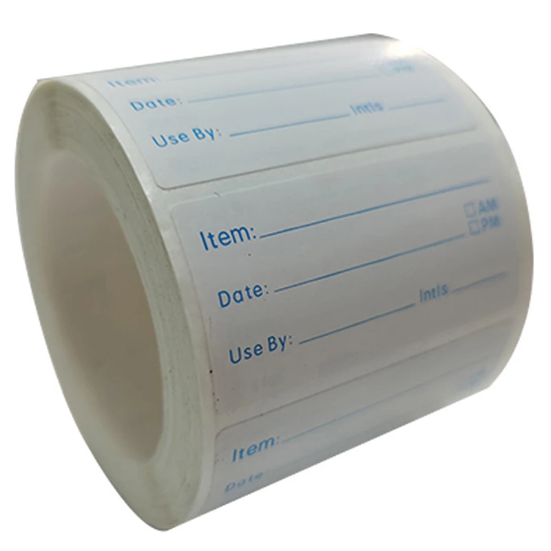 

500pcs/roll Kitchen Sticker Refrigerator Freezer Food Storage Date Content Label