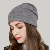 hat women beanie winter wool knit slouchy brim autumn warm skiing accessory for teenagers outdoor